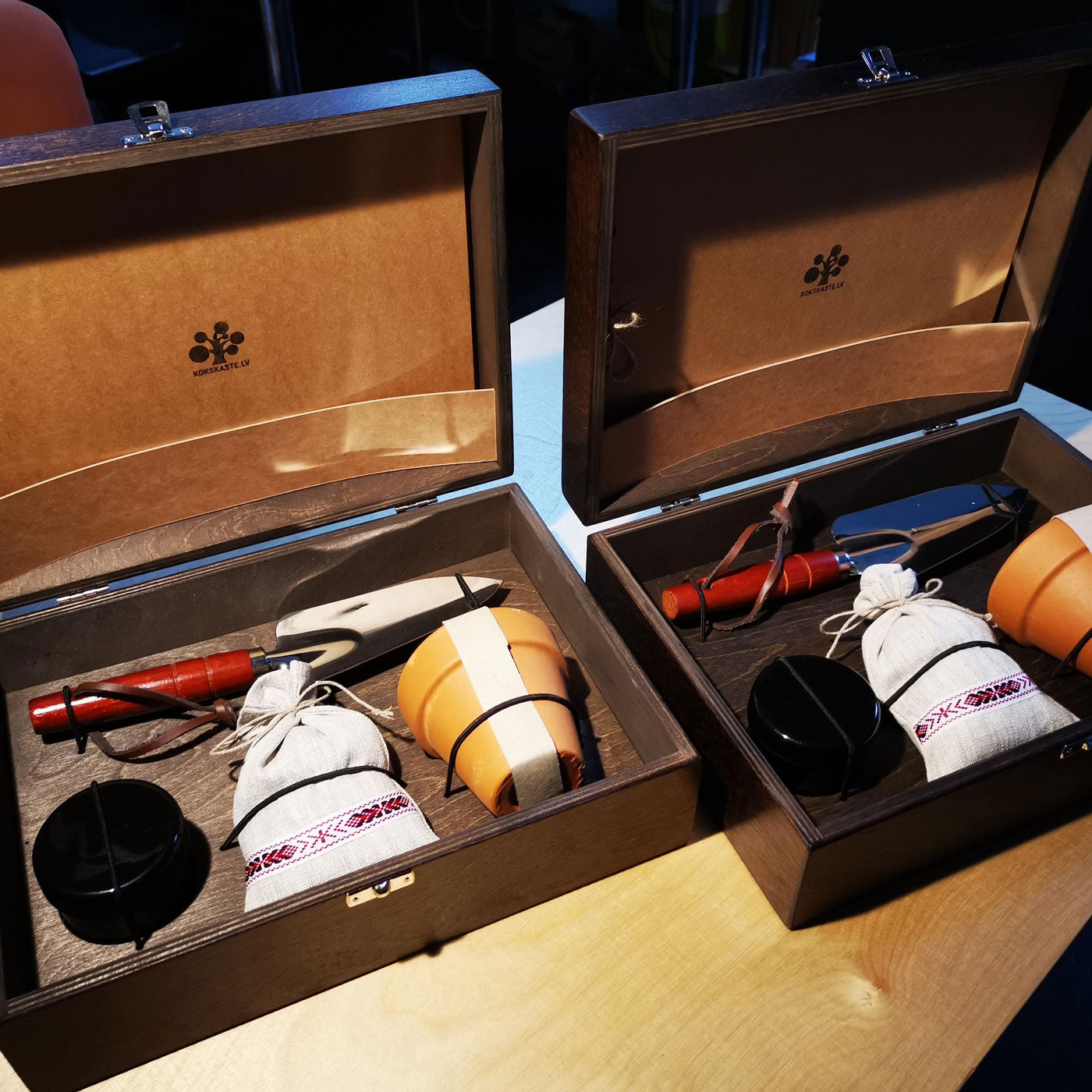 Lielā dāvanu kaste - koku stādīšanas komplekts