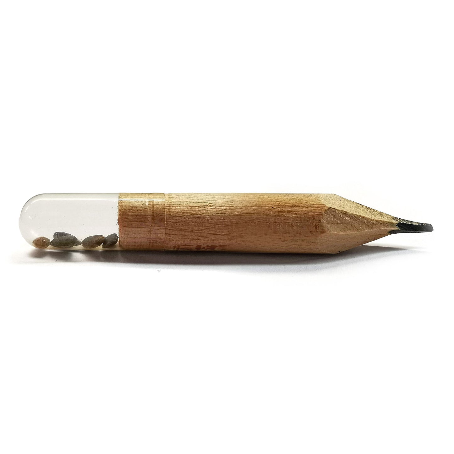 Wooden pencil with wood seeds